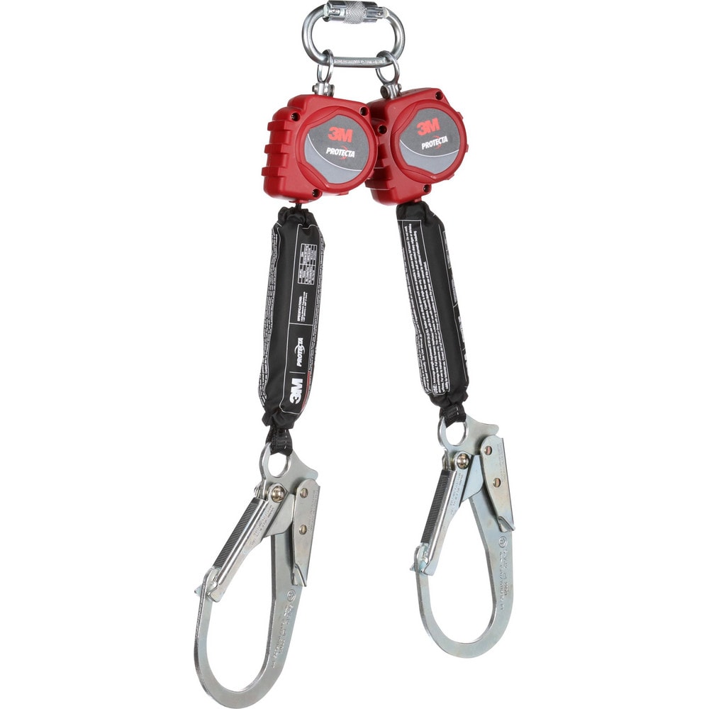 Self-Retracting Lifeline: 310 lb Capacity, 6.00' Lifeline, Single Pin Connector