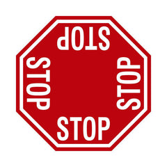 LED Sign Projectors; Sign Type: Stop; Legend: STOP; Bilingual: No; Language: English; Color: Red, White; Maximum Projection: 50 ft; Mounting Location: Ceiling; Wattage: 40.000