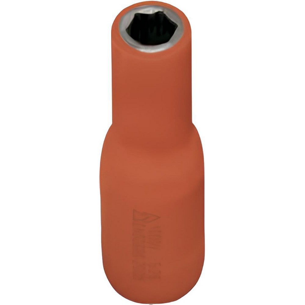 Standard Hand Socket: 1/4" Drive, 3/8" Socket, 6-Point