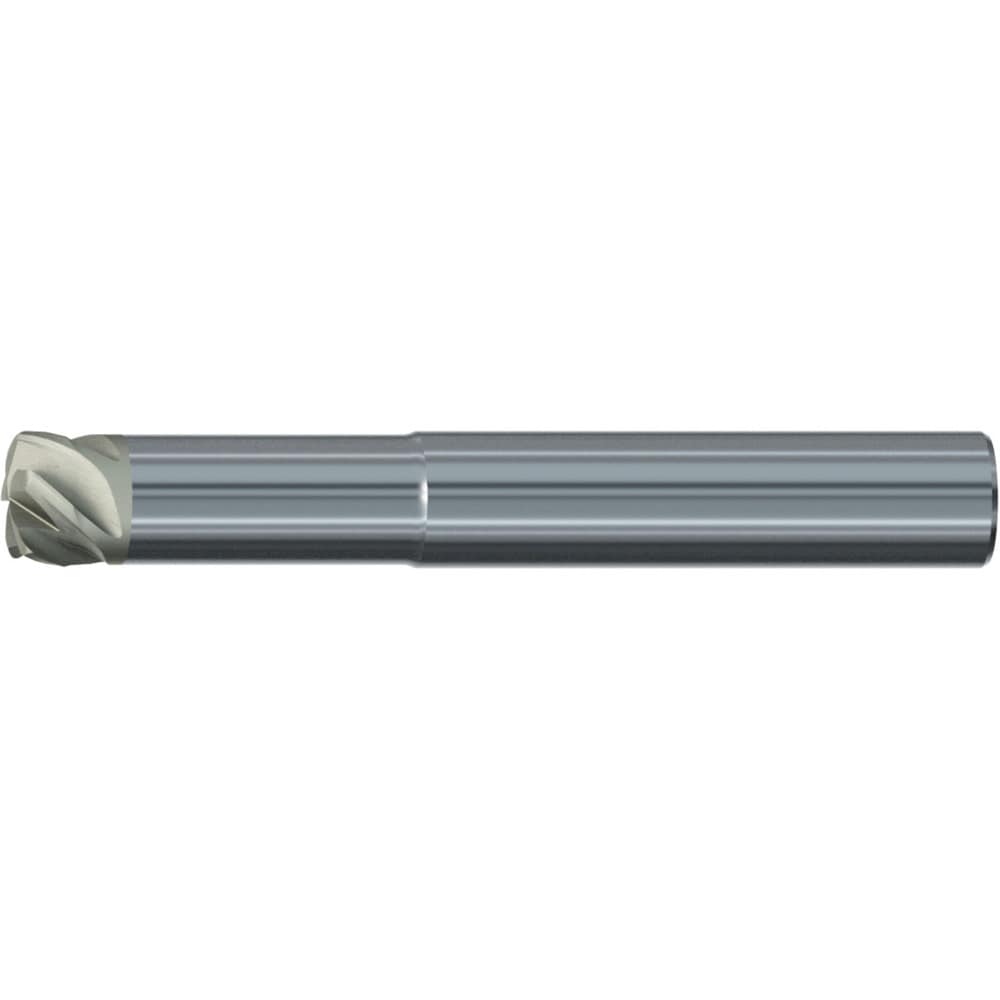Corner Radius End Mill: 0.2500" Dia, 40.00 deg Helix, Series 3915