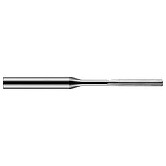 Chucking Reamer: 0.3755" Dia, 6" OAL, 1-1/4" Flute Length, Straight-Cylindrical Shank, Solid Carbide