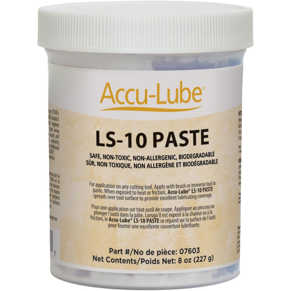 Lubricant Fluid: Accu-Lube Hand-Applied Lubricant, Paste & Semi Solid, 8 oz Jar