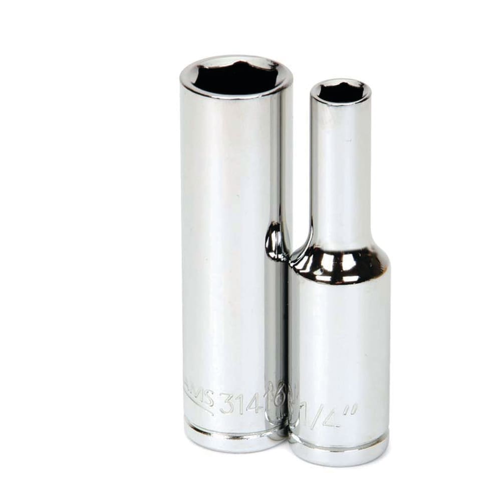 Deep Socket Hand Socket: 3/8" Drive, 15/16" Socket, 6-Point