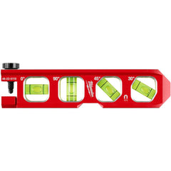 Box Beam, I-Beam & Torpedo Levels; Level Type: Torpedo; Vial Style: Barrel; Length (Inch): 6; Magnetic: Yes; Accuracy: 0.002" for 0°, 90°, and 45°0.0025" for 30°; Body Material: Aluminum; Top Read: Yes