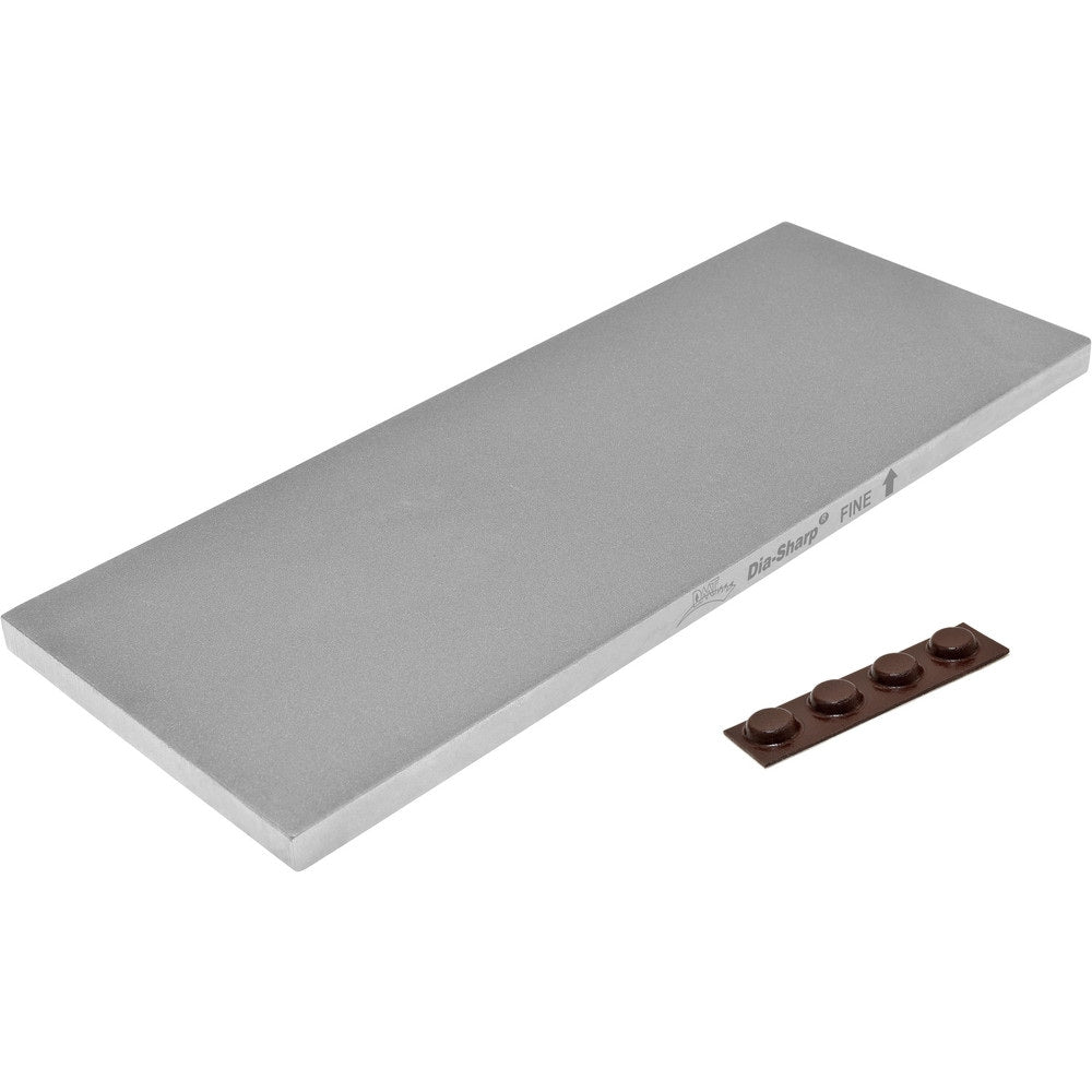 Sharpening Stone: 10'' OAL, 4'' Wide, 2-1/2'' Thick, Rectangle, Diamond