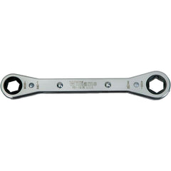 Box End Wrench: 1/2 x 9/16", 6 Point, Double End