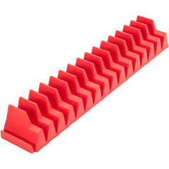 Wrench Accessories; Type: Modular Slotted Organizer; Overall Length (Inch): 16; Includes: (4) Large Organizers, (4) Small Organizers; Color: Red