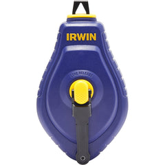 Chalk Line Reels; Type: Compact; Line Length: 100 ft; Chalk Capacity: 1; Chalk Color: White; Case Color: Blue; Line Material: Polyester; Line Structure: Twisted; Housing Material: ABS Plastic