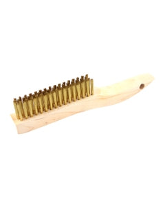 1″ × 1 1/8″ × 10 1/4″, Brass Bristle, Shoe Handle Hand Scratch Brushes