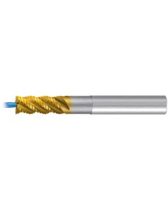Square End Mill; 20 mm Dia. × 20 mm Shank Dia. × 126 mm OAL ; 4 FL ; Carbide ; TiAlN+TiN ; Series 2656TZ