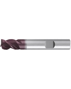 Square End Mill; 5.75 mm Dia. × 7 mm LOC × 6 mm Shank Dia. × 54 mm OAL ; 3 FL ; Carbide ; AlTiN ; Series 2517A