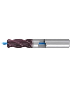 Square End Mill; 8 mm Dia. × 8 mm Shank Dia. × 63 mm OAL ; 4 FL ; Carbide ; AlTiN ; Series 2698AZ