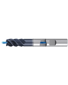 Corner Radius End Mill; 12 mm Dia. × 26 mm LOC × 12 mm Shank Dia. × 93 mm OAL ; 4 FL ; Carbide ; AlTiN ; 1.6 mm R ; Series Jet-Cut