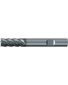 Square End Mill; 1/4″ Dia. × 1/2″ LOC × 1/4″ Shank Dia. × 2-1/4″ OAL ; 4 FL ; Carbide ; AlCr ; Series 2571L