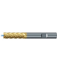 Square End Mill; 3/4″ Dia. × 2-1/4″ LOC × 3/4″ Shank Dia. × 5″ OAL ; 5 FL ; Carbide ; TiAlN+TiN ; Series 2579TZ