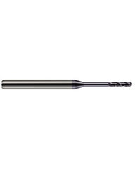3/32″ Dia. × 3/4″ LOC × 1/8″ Shank Size × 2-1/2″ OAL, 3 Flute, Carbide, TiAlN, Ballnose Endmill