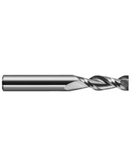 1/16″ Cutting Dia. × 1/8″ Shank Size × 0.094″ LOC × 1-1/2″ OAL, 2 Flute, Carbide, Uncoated, Square End Mill