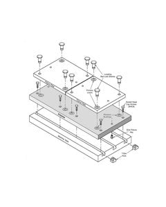 Fixture Kit - 36″ × 16″ × 1.125″ (Steel Subplate); 10″ × 16″ × 0.75″ (Jigsaw) (Aluminum Fixture Plate)