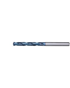 12.3 mm Dia. × 13 mm Shank Dia. × 167 mm OAL, 140 Degrees, 5xD, 2 Flutes, Aqua Revo D, Solid Carbide Drills