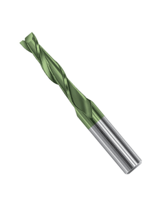 1 mm Dia. × 0.315″ LOC × 0.118″ Shank Dia. × 1-1/2″ OAL, 2 Flute, Carbide, Graph'X Miniture End Mill