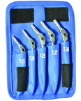 5 Piece - T15 - T30 - Chrome HexPro Pivot Head Star Wrench Set - Exact Tooling