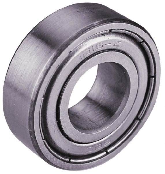Value Collection - 3/4" Bore Diam, 2" OD, Double Shield Semi Ground Extra Light Radial Ball Bearing - 9/16" Wide, 1 Row, Round Bore, 1,565 Lb Static Capacity, 2,914 Lb Dynamic Capacity - Exact Tooling