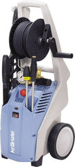 Kranzle - Electric, 15 Amp, 1.6 hp, 1,650 psi, 1.7 GPM, Cold Water Pressure Washer - 50' x 3/8" Hose, 110 Max Volts - Exact Tooling