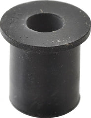RivetKing - 1/4-20, 0.63" Diam x 0.051" Thick Flange, Rubber Insulated Rivet Nut - UNC Thread, Rubber, 1/2" Body Diam, 0.63" OAL - Exact Tooling