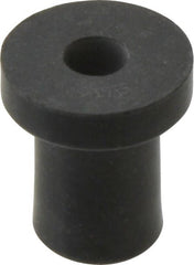 RivetKing - 1/4-20, 0.74" Diam x 0.187" Thick Flange, Rubber Insulated Rivet Nut - UNC Thread, Rubber, 1/2" Body Diam, 0.831" OAL - Exact Tooling