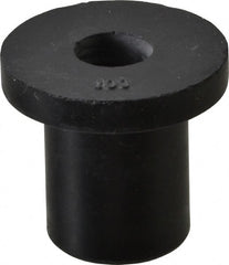 RivetKing - 3/8-16, 1-1/4" Diam x 0.187" Thick Flange, Rubber Insulated Rivet Nut - Neoprene, 3/4" Body Diam, 1-1/16" OAL - Exact Tooling