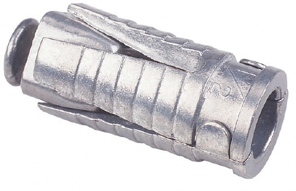 Made in USA - 1" Diam, 1" Drill, 5-5/8" OAL, Taper Bolt Concrete Anchor - Grade 5 Steel, Zinc-Plated Finish, Hex Head, Hex Drive - Exact Tooling
