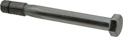 Made in USA - 1/2" Diam, 1/2" Drill, 4" OAL, 1" Min Embedment Taper Bolt Concrete Anchor - Grade 5 Steel, Zinc-Plated Finish, Hex Head, Hex Drive - Exact Tooling