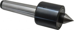 Riten - MT4 Taper Shank, 2-3/8" Head Diam 2,200 Lb Capacity Live Center - 2,500 Max RPM, 2-1/4" Head Length, 1" Point Diam, 1-1/4" Point Len, 1,100 Lb Max Workpc, Standard Point - Exact Tooling