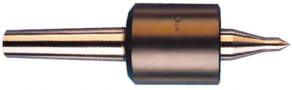 Riten - MT2 Taper Shank, 1-3/4" Head Diam 4,600 Lb Capacity Live Center - 5,000 Max RPM, 2-3/8" Head Length, 7/8" Point Diam, 1-1/8" Point Len, 880 Lb Max Workpc, Standard Point - Exact Tooling