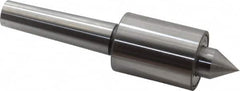 Riten - MT3 Taper Shank, 1-3/4" Head Diam 4,600 Lb Capacity Live Center - 5,000 Max RPM, 2-3/8" Head Length, 7/8" Point Diam, 1-1/8" Point Len, 920 Lb Max Workpc, Standard Point - Exact Tooling