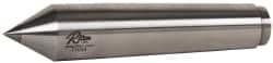 Riten - 1.748" Head Diam, Carbide-Tipped Steel Standard Point Half Dead Center - 5MT Morse Taper, 1.748" Point Diam, 8-1/2" OAL - Exact Tooling