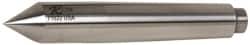 Riten - 0.7" Head Diam, Hardened Tool Steel Standard Point Half Dead Center - 2MT Morse Taper, 0.7" Point Diam, 4-3/16" OAL - Exact Tooling