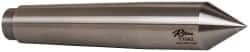Riten - 1.231" Head Diam, Hardened Tool Steel Standard Point Half Dead Center - 4MT Morse Taper, 1.231" Point Diam, 6-3/4" OAL - Exact Tooling