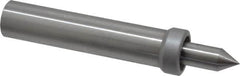 Concentric - Straight Shank, Live Center - 3,000 Max RPM, 0.378" Point Diam, 0.88" Point Len, 274 Lb Max Workpiece, Standard Point - Exact Tooling