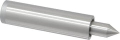 Concentric - Straight Shank, Live Center - 2,000 Max RPM, 0.558" Point Diam, 1.16" Point Len, 400 Lb Max Workpiece, Standard Point - Exact Tooling