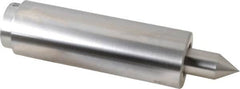 Concentric - Straight Shank, Live Center - 1,500 Max RPM, 0.686" Point Diam, 1.38" Point Len, 2,500 Lb Max Workpiece, Standard Point - Exact Tooling