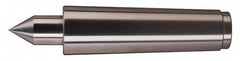 Concentric - Straight Shank, Live Center - 1.509" Point Diam, 2-3/4" Point Len, 2,500 Lb Max Workpiece, Standard Point - Exact Tooling