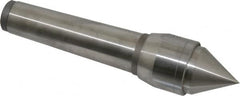 Value Collection - MT3 Taper Shank, 1.27" Head Diam Live Center - 1.08" Point Len, 661 Lb Max Workpc, 5.71" OAL, Standard Point - Exact Tooling