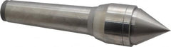 Value Collection - MT4 Taper Shank, 1.77" Head Diam Live Center - 1.48" Point Len, 1,102 Lb Max Workpc, 7.62" OAL, Standard Point - Exact Tooling