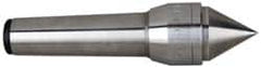 Value Collection - MT5 Taper Shank, 2.44" Head Diam Live Center - 1,763 Lb Max Workpc, Standard Point - Exact Tooling