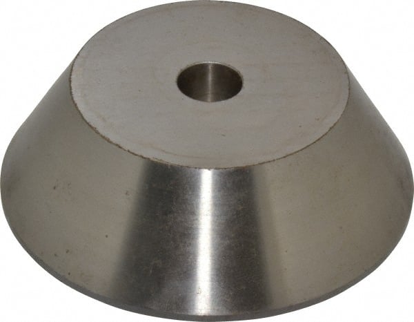 Concentric - 2.17 to 3-1/4" Point Diam, Hardened Tool Steel Lathe Bell Head Point - Compatible with Live Centers - Exact Tooling