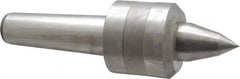 Value Collection - MT5 Taper Shank, 3.1" Head Diam Live Center - 2-3/4" Head Length, 1.575" Point Diam, 2-1/2" Point Len, 1,763 Lb Max Workpc, 10.6" OAL, Long Point - Exact Tooling