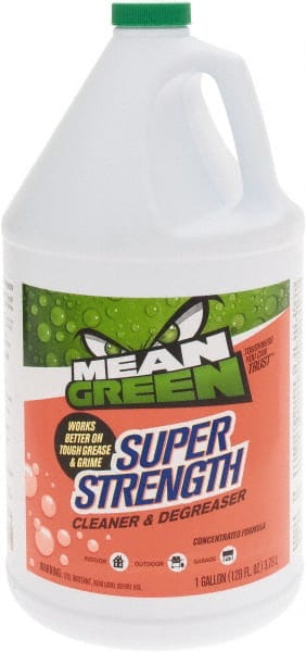Mean Green - 1 Gal Bottle Cleaner/Degreaser - Liquid, Biodegradable, Low Odor - Exact Tooling