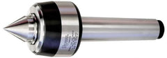 Royal Products - MT6 Taper Shank, 4" Head Diam 10,080 Lb Capacity Live Center - 3,500 Max RPM, 3.15" Head Length, 2" Point Diam, 2.31" Point Len, 4,080 Lb Max Workpc, 13-7/32" OAL, Standard Point - Exact Tooling