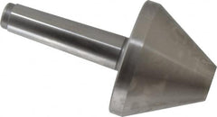 Royal Products - MT4 Taper Shank, 4.15" Head Diam 3,410 Lb Capacity Live Center - 4,500 Max RPM, 3" Head Length, 1-1/4" Point Diam, 3.01" Point Len, 860 Lb Max Workpc, 7-9/16" OAL, Bull Nose Point - Exact Tooling